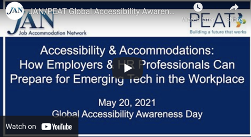 Accessibiltiy & Accommodations